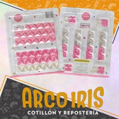 Placas Set Tableta Geometrica X 2 - Cristal Parpen