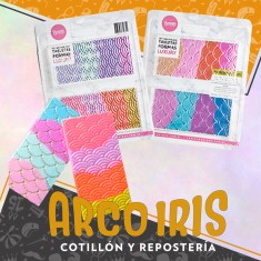 Placas Set Tableta Formas Luxury X 2 - Cristal Parpen