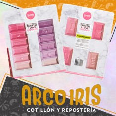 Placas Set Tabletas I Love Chocolate X 2 - Cristal Parpen