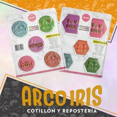 Placas Set Topper Dia De La Madre X 2 - Cristal Parpen