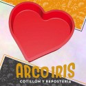 Silicona Molde Torta Corazon X 1 - 25 X 23 X 3.5 Cm Valentin