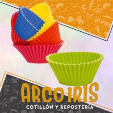 Silicona Molde Mufins X 6 - 3 Cm En Bolsa