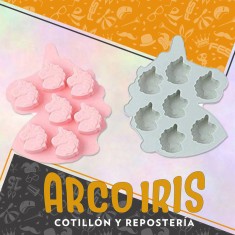 Silicona Molde Unicornio X 7 - Plancha