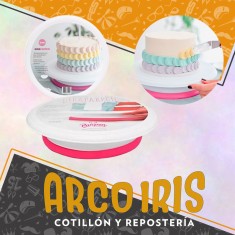 Base Giraparpen En Bolsa - Altura 6 Cm Y 30 Cm De Diametro - Plato Giratorio