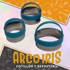 Set Cortante Acero Redondo X 3 -cookie Cutter Set