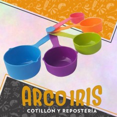Set Taza Medidora X 5 - Color-cuchara Medidora-measuing Cups-