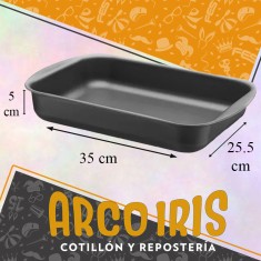 Teflon Asadera 37 X 25.5 X 5 Cm - Roaster Pan