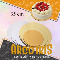 Posa Torta Redonda 35 Cm+10-10% -promo Por Cantidad-
