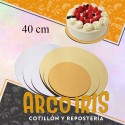 Posa Torta Redonda 40 Cm+10-10% -promo Por Cantidad-