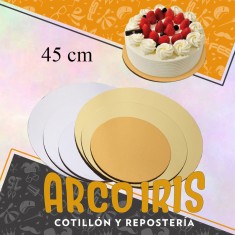 Posa Torta Redonda 45 Cm+10-10% -promo Por Cantidad-