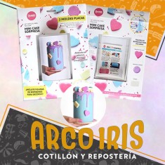 Set Especial Cake Sorpresa Mini Placas X 2 - Cristal Parpen