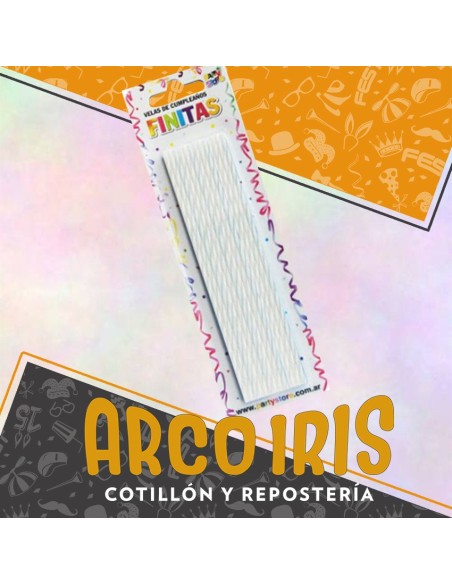 Vela Finitas Blancas X 24 - Party Store