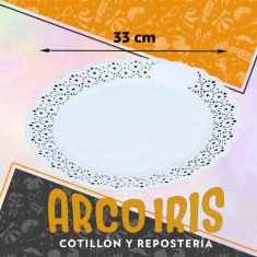 Blonda Plastica Redonda 33 Cm X 10