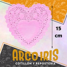 Blonda Corazon Rosa 15 Cm X 100 - Valentin