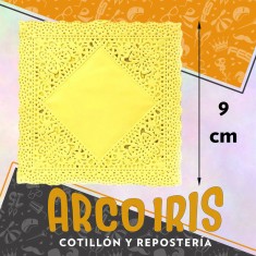 Blonda Cuadrada Amarilla 9 Cm X 100