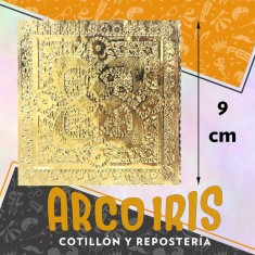 Blonda Cuadrada Oro 9 Cm X 100