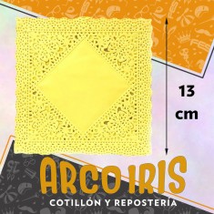 Blonda Cuadrada Amarilla 13 Cm X 100