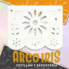 Blonda Guirnalda Mexicana X 100 - Blanca