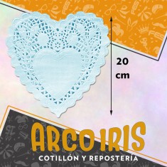 Blonda Corazon Celeste 20 Cm X 100