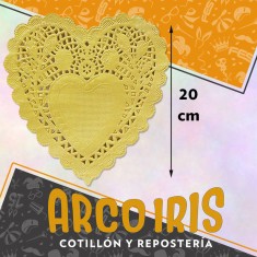 Blonda Corazon Oro 20 Cm X 100