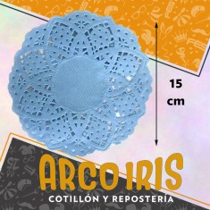 Blonda Redonda Celeste 15 Cm X 100