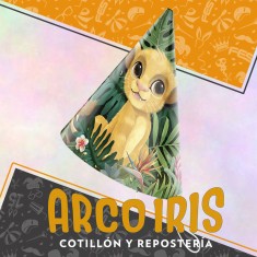 Rey Leon Gorro Homenajeado Xu - Disney Selva Animalitos