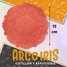 Blonda Redonda Roja 13 Cm X 100