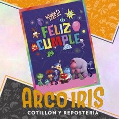 Intensamente Afiche Feliz Cumple Xu