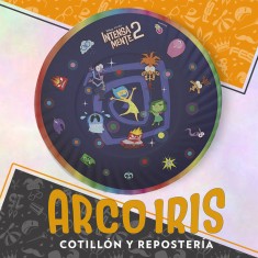 Intensamente Plato Carton X 8