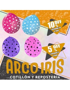 Pinata Impresa 36 Xu +5-5% +20-10% Estrella/lunar Promo Por Cantidad