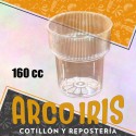 Vaso 160 Cc Cristal X 10 - Borde Estriado