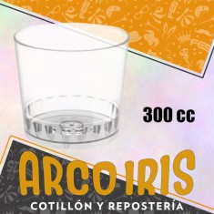 Vaso Plastico Cristal 300 Cc X 150 - Caja Plastico Duro-
