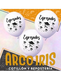 Globo Estandar Egresado 12 X 8 - Full Impresos Upd Tuky