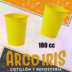 Vaso 180 Cc Amarillo X 100