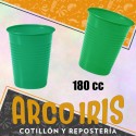 Vaso 180 Cc Verde X 100 - San Patricio