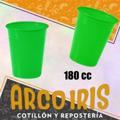 Vaso 180 Cc Verde Manzana X 100