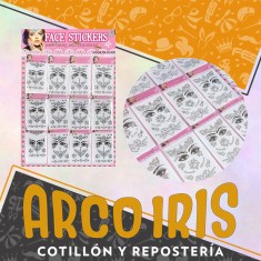Strass Blister X 12 -face Stickers