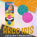 Maquillaje Glitter Fluo Pasta 2g X 2 Rosa/celeste Artistico Halloween Pintafan