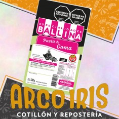 Ballina Pasta De Goma X 500 Gr - Negra