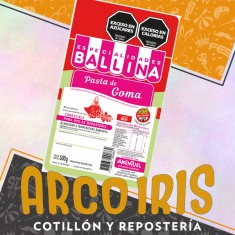 Ballina Pasta De Goma X 500 Gr - Roja