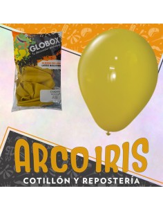 Globo Estandar 20 X 10 Mostaza - Globox