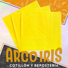 Servilleta Fluo Amarillo X 20 - Festcopack