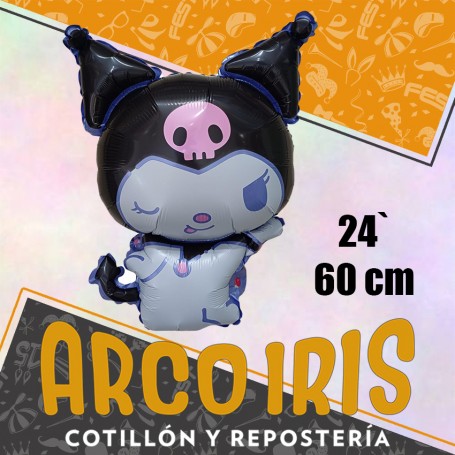 Mylar 24 Personaje Kuromi Metal Xu - 60 Cm Globo Metalizado Papel