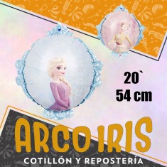 Mylar 20 Frozen Redondo Metal Xu - 54 Cm Globo Metalizado