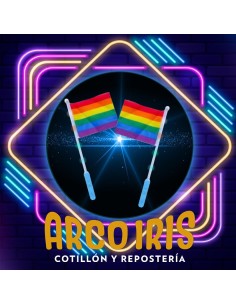 Luminoso Bandera Lgbt Xu +5-10% - 14 X 20 Cm Orgullo Promo Por Cantidad