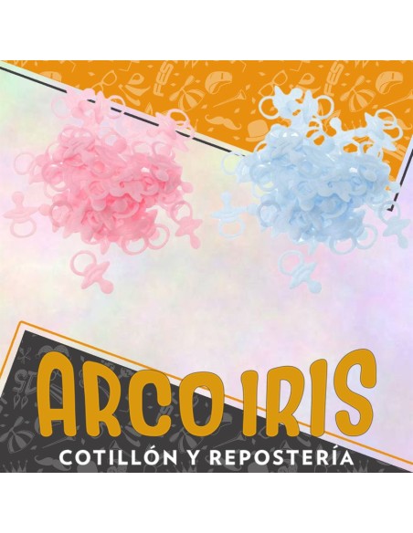 Chupete Mini Mini Color X 50 Rosa-celeste