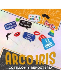 Foto Booth X 7/10 - Varios Modelos Arco Iris Modelos Clasicos Y Todos Los Personajes Tu Adorno