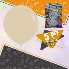 Globo Estandar 10 X 50 - Hueso +10-5% Cat2 Promo Por Cantidad Disponible Por Color Y Multicolor Globolandia