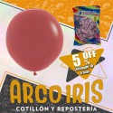Globo Estandar 10 X 50 - Rosa Palo +10-5% Cat2 Promo Por Cantidad Disponible Por Color Y Multicolor Globolandia