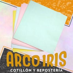 Servilleta Pastel X 20 - Surtido De Colores Party Store